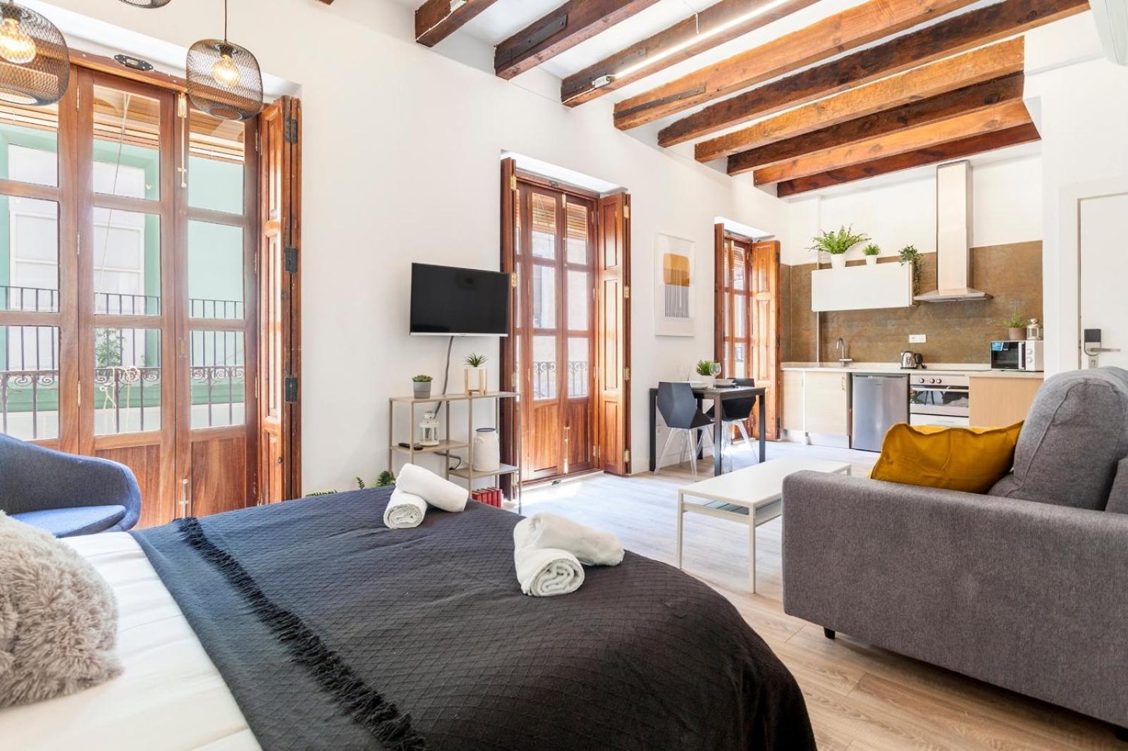 Modern Flat By Mercado Central In Ciutat Vella Valencia Eksteriør billede