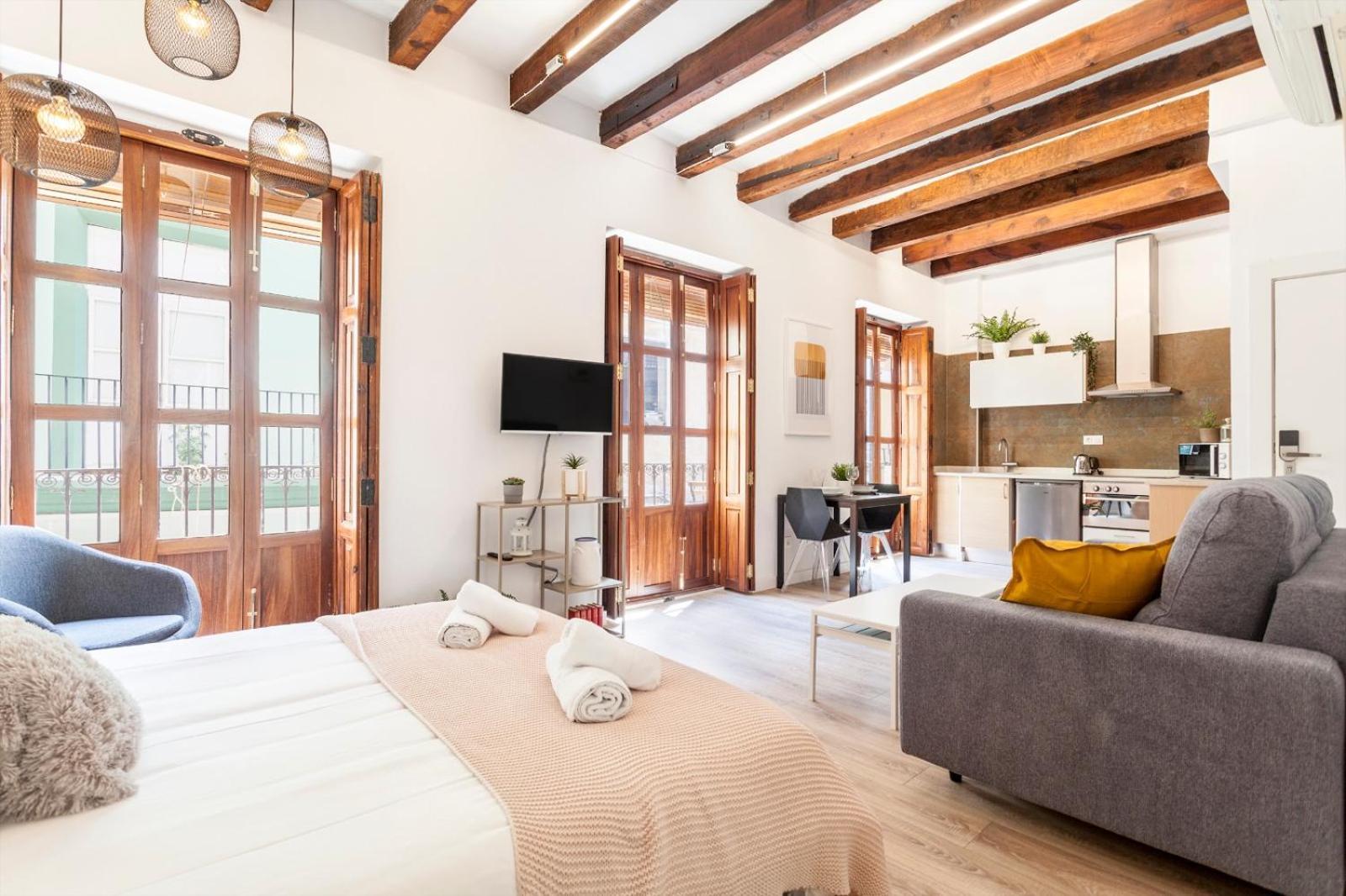 Modern Flat By Mercado Central In Ciutat Vella Valencia Eksteriør billede
